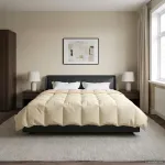 Duvet de iarnă Patos Crem 220 x 240 cm Microfibră GartenMobel Dekor