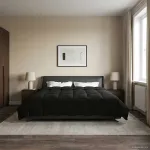 Duvet de iarnă Patos Negru 200 x 200 cm Microfibră GartenMobel Dekor