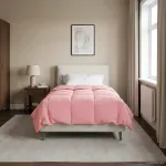 Duvet de iarnă Patos Roz 140 x 220 cm Microfibră GartenMobel Dekor