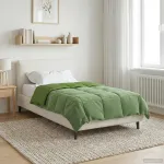 Duvet de iarnă Patos Verde 155 x 220 cm Microfibră GartenMobel Dekor