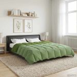 Duvet de iarnă Patos Verde 200 x 200 cm Microfibră GartenMobel Dekor