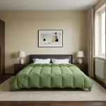Duvet de iarnă Patos Verde 200 x 240 cm Microfibră GartenMobel Dekor