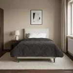 Duvet complet pe tot parcursul anului Antracit 140 x 220 cm GartenMobel Dekor