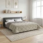 Duvet complet pe tot parcursul anului Gri deschis 200 x 200 cm GartenMobel Dekor