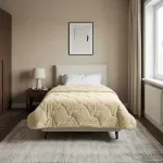 Duvet complet pe tot parcursul anului Patos Crem 155 x 200 cm GartenMobel Dekor