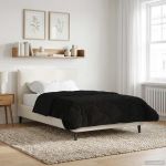 Duvet complet pe tot parcursul anului Patos Negru 155 x 200 cm GartenMobel Dekor