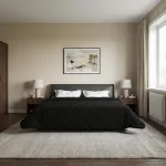 Duvet complet pe tot parcursul anului Patos Negru 200 x 220 cm GartenMobel Dekor