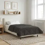 Duvet de iarnă Patos Antracit 135 x 200 cm GartenMobel Dekor