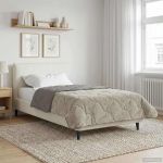 Duvet de iarnă Patos Gri deschis 140 x 220 cm GartenMobel Dekor