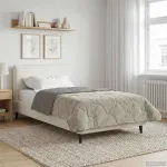 Duvet de iarnă Patos Gri deschis 140 x 220 cm GartenMobel Dekor