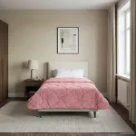 Pilotă de vară Roz 140 x 220 cm Microfibră și fleece Teddy GartenMobel Dekor