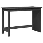 Birou Gri 112 x 50 x 75 cm Lemn de pin masiv GartenMobel Dekor
