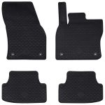 Covor pentru mașină 4 pcs Negru suitable for Seat ATECA 2016- GartenMobel Dekor