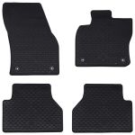 Covor pentru mașină 4 pcs Negru suitable for VW CADDY 2020- GartenMobel Dekor