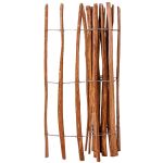 Gard din șipci, 120 x 250 cm, lemn de alun GartenMobel Dekor