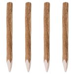 Stâlpi de gard ascuțiți, 4 buc., 90 cm, lemn de alun GartenMobel Dekor