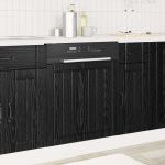 Dulap de bucătărie Stejar Negru 60 x 1,5 x 67 cm Lemn compozit GartenMobel Dekor