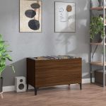 Dulap pentru discuri stejar maro 74,5x38x48 cm lemn prelucrat GartenMobel Dekor