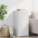 Dulap, alb, 40x42,5x93 cm, lemn prelucrat GartenMobel Dekor