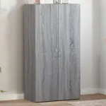 Fișet, sonoma gri, 60x32x115 cm, lemn prelucrat GartenMobel Dekor