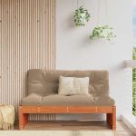 Unități de canapea sectională Lemn de pin masiv Maro Ceară GartenMobel Dekor