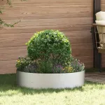 Inele pentru vaze Argintiu 80 x 80 x 20 cm Oţel inoxidabil GartenMobel Dekor