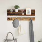 Răcător de paltoane montat pe perete Lemn vechi 90 x 15 x 36 cm GartenMobel Dekor