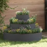 Vază pentru Grădină Antracit 90 x 90 x 20 cm GartenMobel Dekor