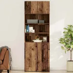 Dulap de perete Lemn vechi 80 x 42.5 x 40 cm Lemn compozit GartenMobel Dekor