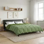 Pilotă de vară Patos Verde 220 x 260 cm Microfibră GartenMobel Dekor