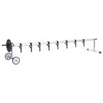 Derulator prelată de piscină cu bază din oțel inoxidabil GartenMobel Dekor