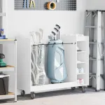 Dulap Golf cu roata Simplu Alb 120 x 45 x 98 cm GartenMobel Dekor