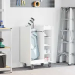 Dulap Golf cu roata Simplu Alb 65 x 45 x 98 cm GartenMobel Dekor