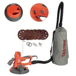 Șlefuitor de pereți Almaz 750W, Ø180 mm, turație variabilă și bandă LED