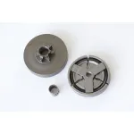 Ansamblu ambreiaj Micul Fermier cu pinion și tambur pentru drujbă 2T 52cc