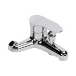 Baterie pentru baie cu duș DS-91013, finisaj cromat, montaj pe perete