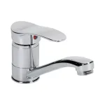 Baterie de bucătărie DS-91012, 19 cm, finisaj crom lucios, monocomandă