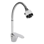 Baterie pentru chiuvetă cu gât flexibil și aerator, crom, Sanit Lux GF-0065