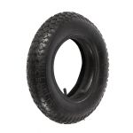 Cauciuc cu cameră Micul Fermier 3.50-8, profil floare, pentru roabă și utilaje