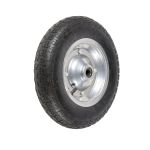 Roată pentru roabă Micul Fermier 3.50-7, cu jantă gri, pentru grădină