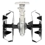 Cultivator pentru motocoasă Micul Fermier 28 mm 9T, accesoriu de afânare sol