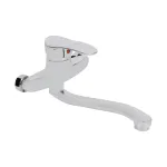 Baterie perete DS-91018 cu pipă lungă și finisaj crom lucios