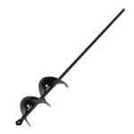 Burghiu de pământ pentru bormașină Micul Fermier, 6 cm, 45 cm, oțel rezistent