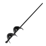 Burghiu de pământ pentru bormașină Micul Fermier, 6 cm, 45 cm, oțel rezistent