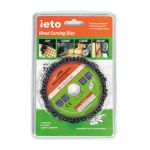 Set 5 discuri cu lanț 110 mm pentru polizor unghiular, sculptare lemn