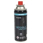 Rezervă gaz Detoolz 227g tip spray pentru arzător camping și lipire