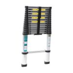 Scară telescopică din aluminiu 4,4 m, 15 trepte, Detoolz – compactă și sigură