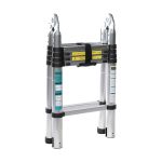 Scară telescopică dublă din aluminiu 3,2 m, 10 trepte, Detoolz DZ-C246