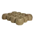 Set 12 gheme sfoară din iută naturală 200 g pentru grădină și colete