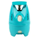 Butelie gaz camping reîncărcabilă 2kg/5L Detoolz, ușoară cu indicator nivel